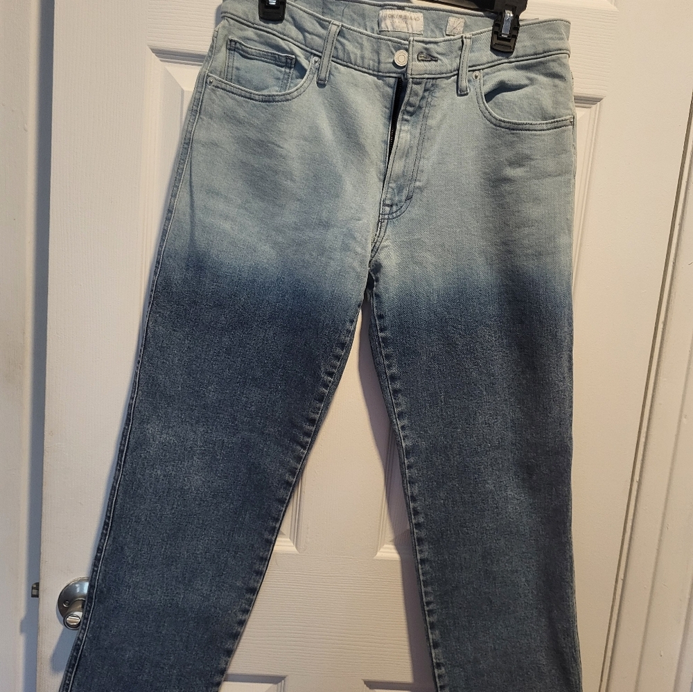 Women Ombre Blue Jeans..Gently Used